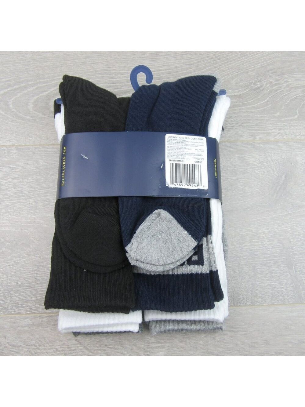 Polo Ralph Lauren Classic Sport Crew Socks 6 Pack Mens Size 6-13 Multi Color NEW - Picture 10 of 12